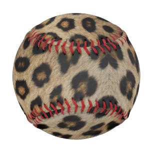 Balle De Baseball Fille chic léopard fourrure poster de animal motif