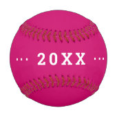 Balle De Baseball Filles Anniversaire cadeau idée de nom personnalis (Dos)