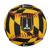 Balle De Baseball Flag of Baltimore, Maryland Baseball (Devant)