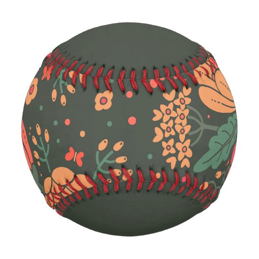 Balle De Baseball fleur (Devant)