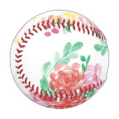 Balle De Baseball Fleur aqua (Devant Gauche)