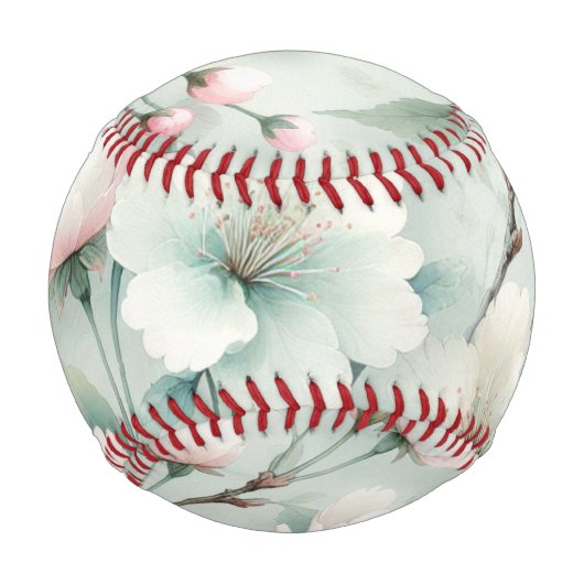 Balle De Baseball Fleur de Cerisier (Devant)