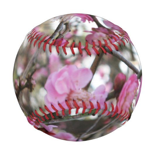 Balle De Baseball Fleur de cerisier rose / Sakura / ク(桜) (Devant)