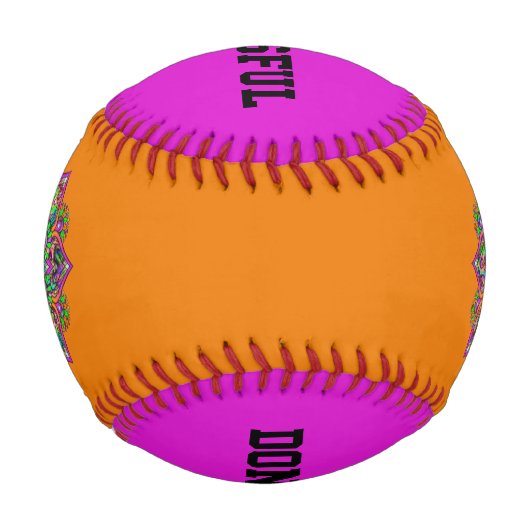 Balle De Baseball Fleur De Vie - Indien Mandala 1 (Devant)