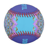 Balle De Baseball Fleur De Vie - Mandala India Style 2 (Devant)
