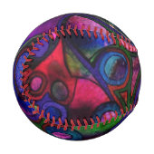 Balle De Baseball Fleurs (Devant Gauche)