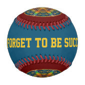 Balle De Baseball FLEURS DE VIE - Fleur fractale 1 (Dos)