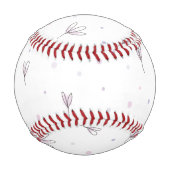 Balle De Baseball Fleurs Lilac (Dos)