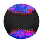 Balle De Baseball fleurs psychédéliques 4 (Devant)