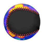 Balle De Baseball fleurs psychédéliques 4 (Devant Gauche)