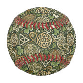 Balle De Baseball Floraison Celtique (Dos)