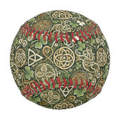 Balle De Baseball Floraison Celtique (Devant)