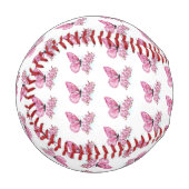 Balle De Baseball Flower Butterfly (Devant Gauche)