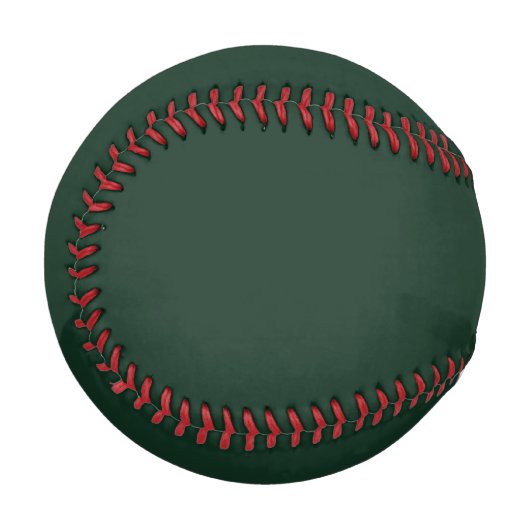 Balle De Baseball Forêt solide vert foncé (Devant Gauche)
