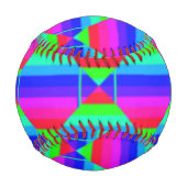 Balle De Baseball Formes arc-en-ciel bloquées (Dos)