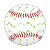 Balle De Baseball Formule moléculaire de l'isothiocyanate de Wasabi (Dos)
