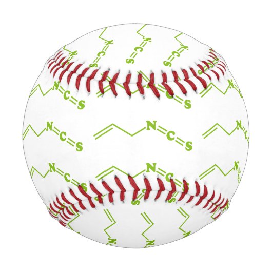 Balle De Baseball Formule moléculaire de l'isothiocyanate de Wasabi (Devant)