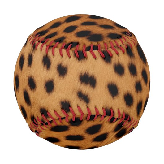 Balle De Baseball Fourrure animale Cheetah (Dos)