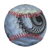 Balle De Baseball Fractal Spiral Elegance Baseball (Dos)
