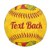 Balle De Baseball French Fries Baseball (Dos)