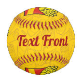 Balle De Baseball French Fries Baseball (Devant)