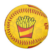 Balle De Baseball French Fries Baseball (Devant Gauche)