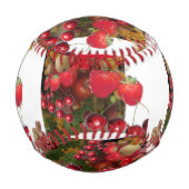 Balle De Baseball Fruits de fraises (Dos)