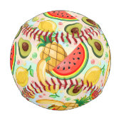 Balle De Baseball Fruits d'été frais Motif (Dos)