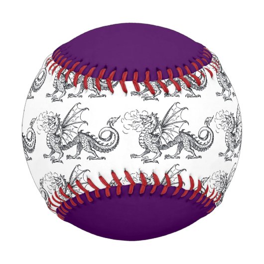 Balle De Baseball Fumée et feu de baseball sur mesure (Dos)