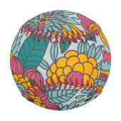 Balle De Baseball Fun Florals Baseball (Devant)
