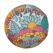 Balle De Baseball Fun Florals Baseball (Devant Gauche)