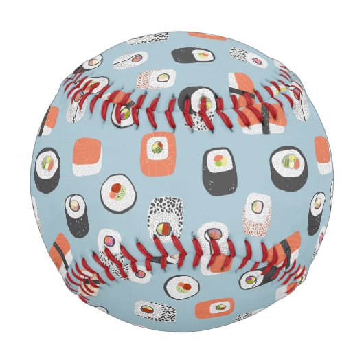 Balle De Baseball Fun Sushi Motif (Devant)