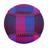 Balle De Baseball Fusion de mosaïque néon (Dos)