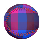 Balle De Baseball Fusion de mosaïque néon (Devant Gauche)