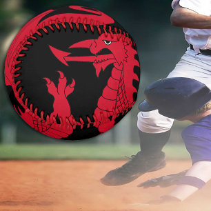 Balle De Baseball Gallois Dragon & Baseball Pays de Galles, Drapeau