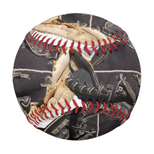 Balle De Baseball Gants De Baseball Sur Un Baseball Personnalisé Rég