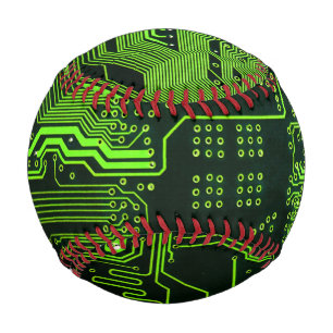 Balle De Baseball Geek de la carte de circuit électronique Nerd PCB 