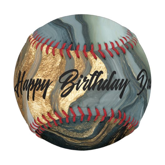 Balle De Baseball Géode de Luxe (Dos)