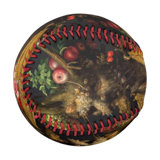 Balle De Baseball Giuseppe Arcimboldo - Quatre saisons en une tête (Devant Gauche)