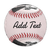 Balle De Baseball Gothique Emo Enfants Kiss Valentine's Day (Devant)