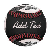 Balle De Baseball Gothique Emo Enfants Kiss Valentine's Day (Devant)