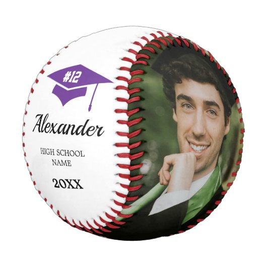 Balle De Baseball Graduate Lycée pour les joueurs de baseball (Angle)