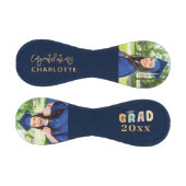 Balle De Baseball Graduation Photo 2025 Keepsaké Script Custom Grad (Panneaux)