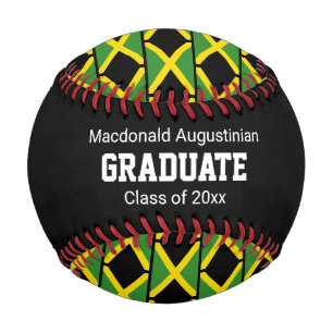 Balle De Baseball Gradué JAMAICA FLAG personnalisé
