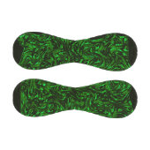 Balle De Baseball Grains texturés vert métallique (Panneaux)