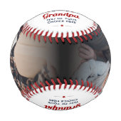 Balle De Baseball Grand-père 2 étoiles moderne (Devant)