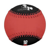 Balle De Baseball Graphique de typographie japonaise Snoopy (Dos)