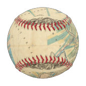 Balle De Baseball Graphique du fleuve Mississippi inférieur (Dos)