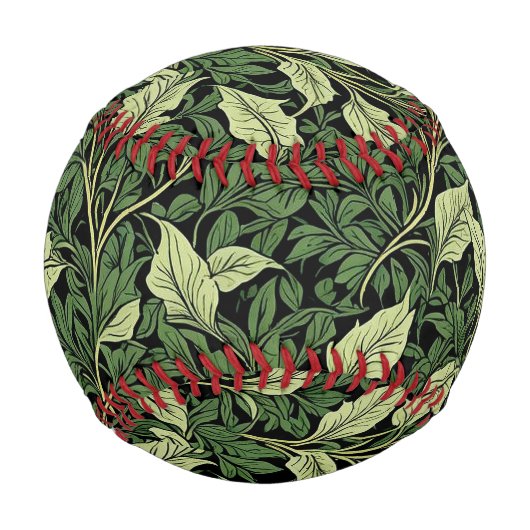 Balle De Baseball Grappe de vignes dans les nuances de vert (Dos)