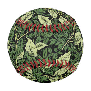 Balle De Baseball Grappe de vignes dans les nuances de vert